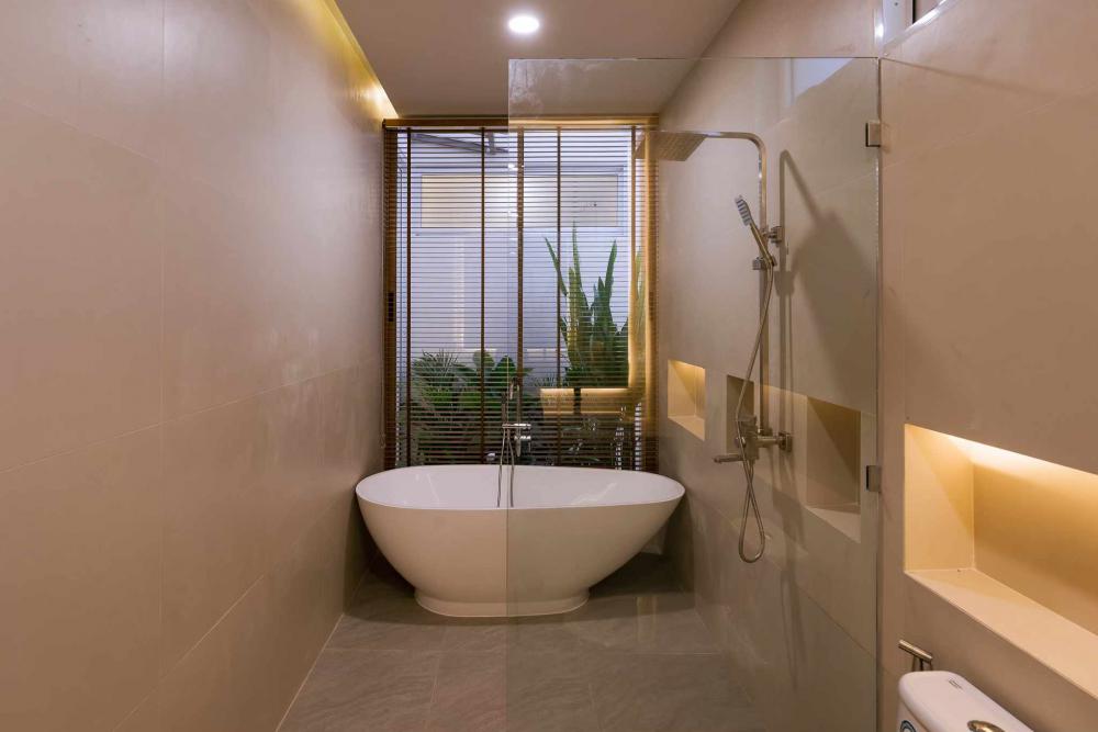 บ้านเดี่ยวสไตล์มินิมอลมูจิ โทนสีอบอุ่น ผสมผสานกับความเป็นโมเดิร์นนิดๆ ขนาด 189 ตร.ม. รูปที่ 24