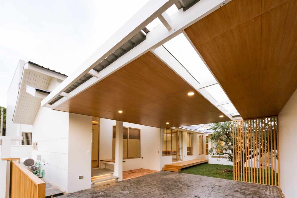 บ้านเดี่ยวสไตล์มินิมอลมูจิ โทนสีอบอุ่น ผสมผสานกับความเป็นโมเดิร์นนิดๆ ขนาด 189 ตร.ม. รูปที่ 4