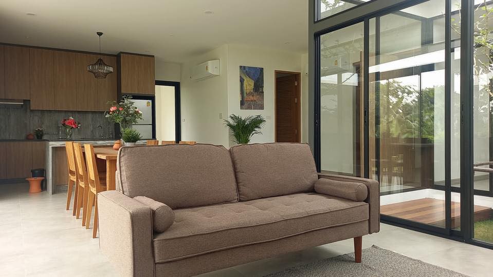 ไอเดียบ้านทรงกล่องสไตล์โมเดิร์นพร้อมจัดสวนปลูกต้นไม้ รูปที่ 19