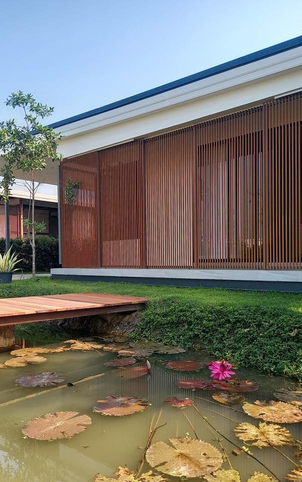 ไอเดียบ้านทรงกล่องสไตล์โมเดิร์นพร้อมจัดสวนปลูกต้นไม้ รูปที่ 5