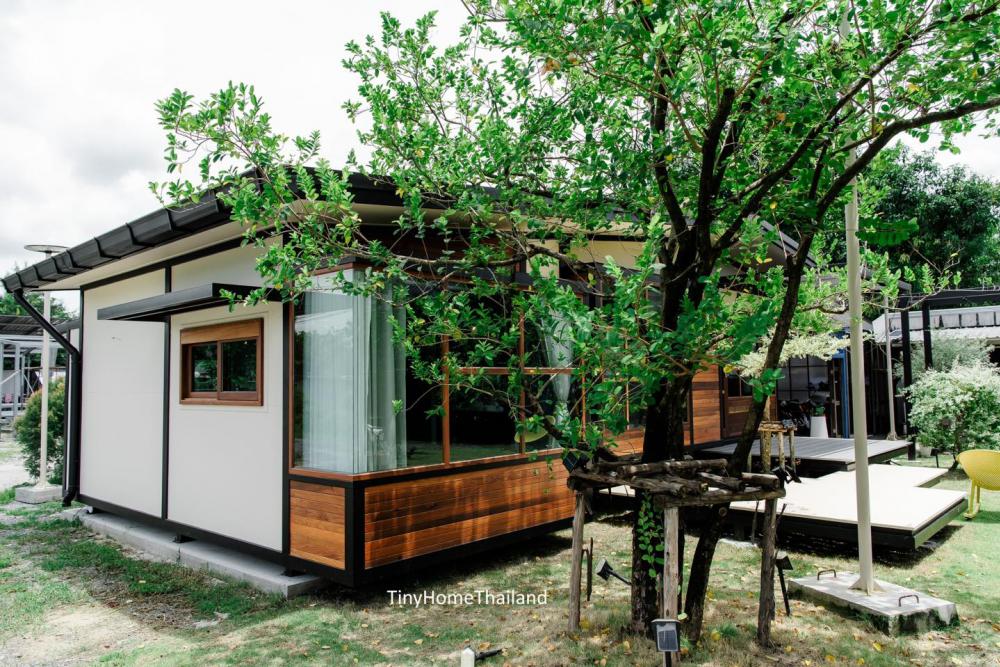 บ้านน็อคดาวน์ แนว modern japanese เน้นการตกแต่งให้ดูโปร่ง สบาย เน้นพื้นที่ใช้สอย รูปที่ 13