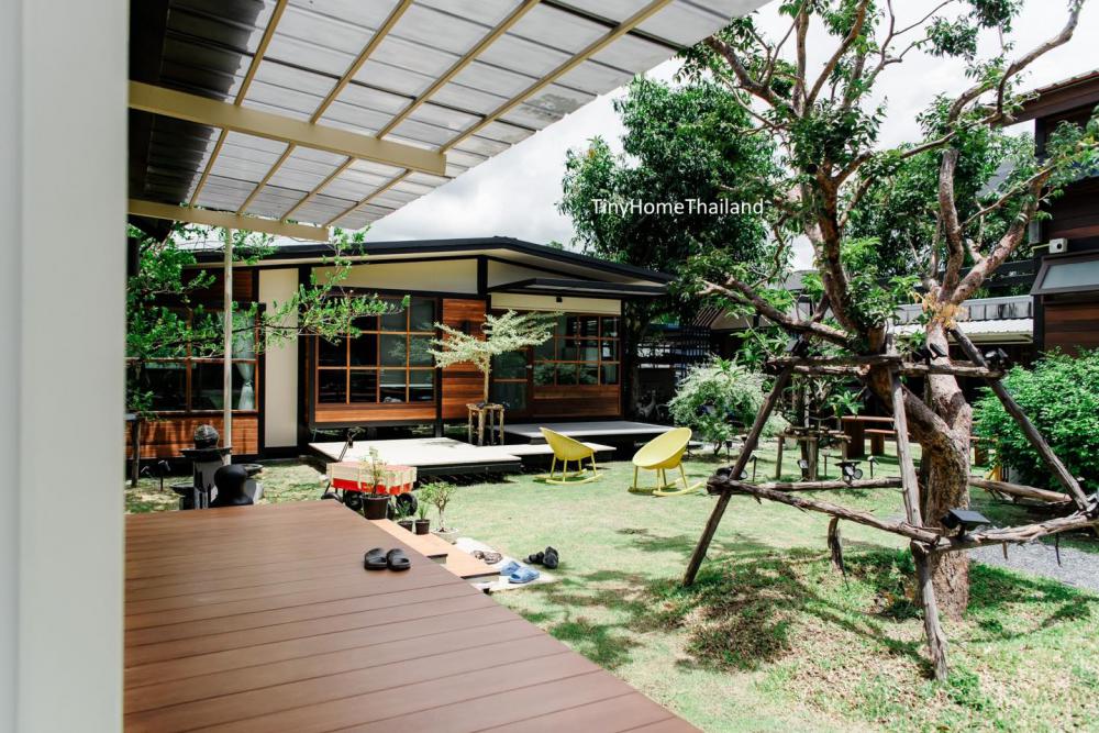 บ้านน็อคดาวน์ แนว modern japanese เน้นการตกแต่งให้ดูโปร่ง สบาย เน้นพื้นที่ใช้สอย รูปที่ 3