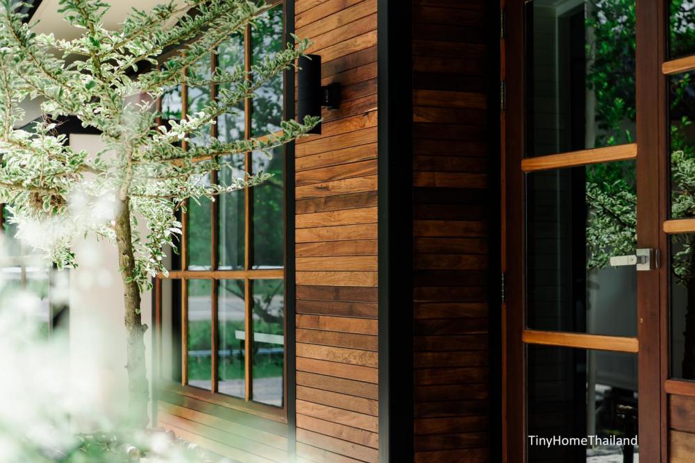 บ้านน็อคดาวน์ แนว modern japanese เน้นการตกแต่งให้ดูโปร่ง สบาย เน้นพื้นที่ใช้สอย รูปที่ 4