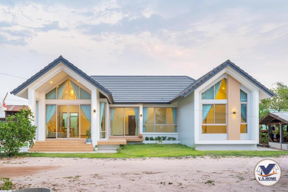 บ้านนอร์ดิกมินิมอลทรงตัวยู งบ 2.2 ล้านบาท รูปที่ 3