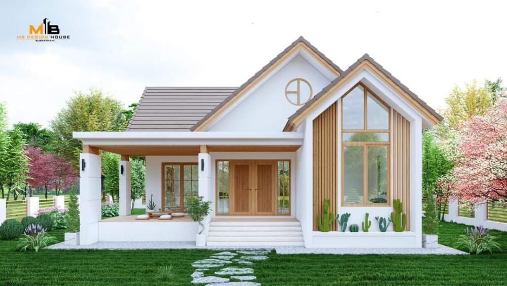 บ้านนอร์ดิกผสมจั่ว มินิมอลมูจิ เน้นระเบียง พักผ่อน ดีไซส์ทันสมัย  3 ห้องนอน 2 ห้องน้ำ รูปที่ 12