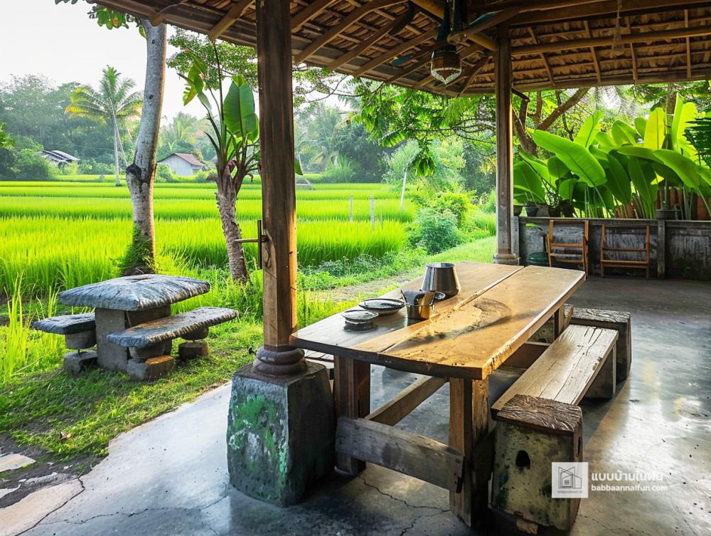 ไอเดียพื้นที่นั่งเล่นกลางแจ้งที่สวยงาม รูปที่ 12