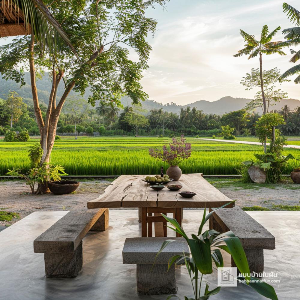 ไอเดียพื้นที่นั่งเล่นกลางแจ้งที่สวยงาม รูปที่ 5