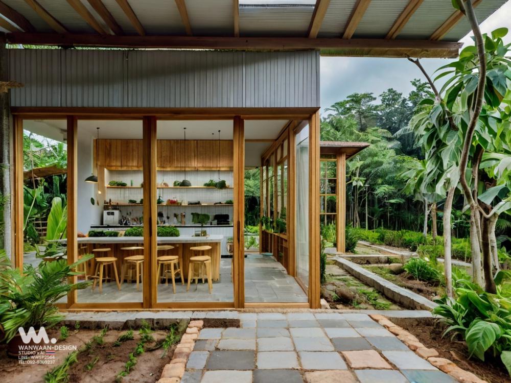 ไอเดียครัวสวยในสวน รูปที่ 6