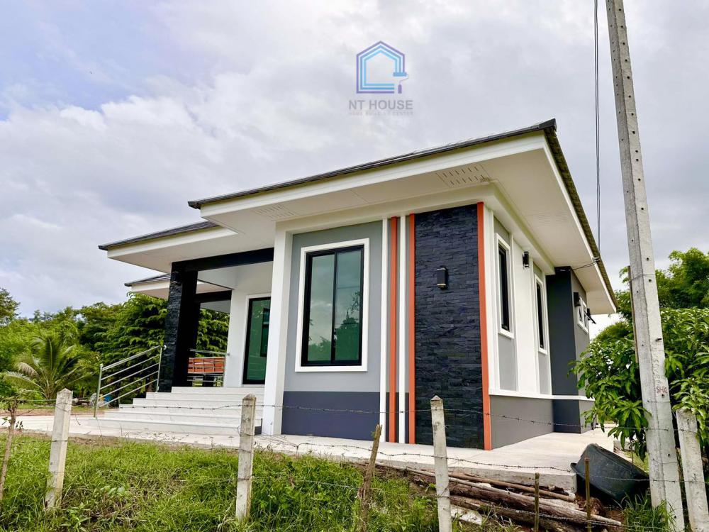  บ้านชั้นเดียว สไตล์ไทยประยุกต์ ขนาด 3 ห้องนอน 2 ห้องน้ำ งบ 1.55 ลบ. รูปที่ 3