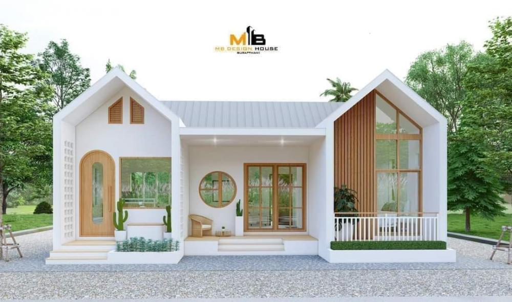 บ้านสไตล์มินิมอล ขนาด 2 ห้องนอน 1 ห้องน้ำ งบ 6.5 แสนบาท รูปที่ 11