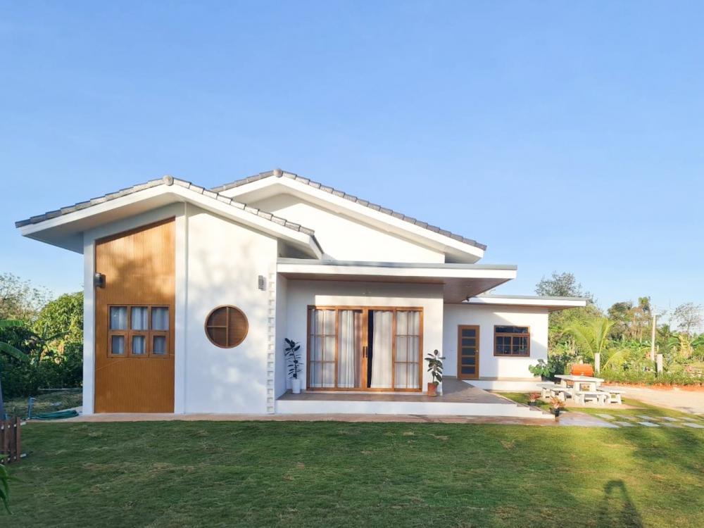 บ้านสไตล์มินิมอลมูจิ ขนาด 2 ห้องนอน 2  ห้องน้ำ  มีพื้นที่นั่งเล่น หน้าบ้าน รูปที่ 9