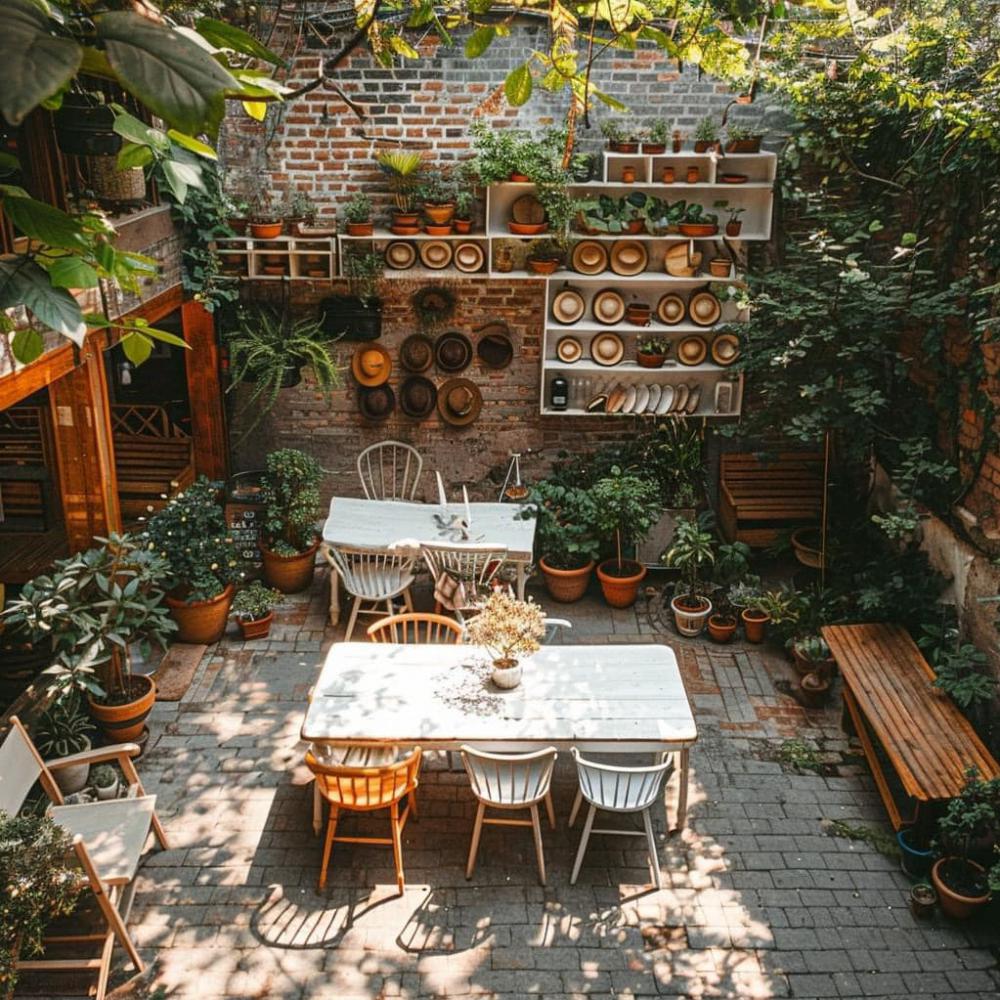 ไอเดียทำโซนที่นั่งนอกบ้านนั่งพักสบายๆ รูปที่ 10