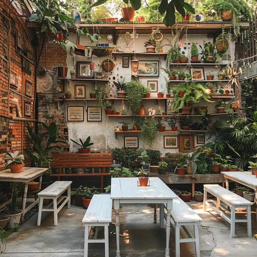 ไอเดียทำโซนที่นั่งนอกบ้านนั่งพักสบายๆ รูปที่ 6