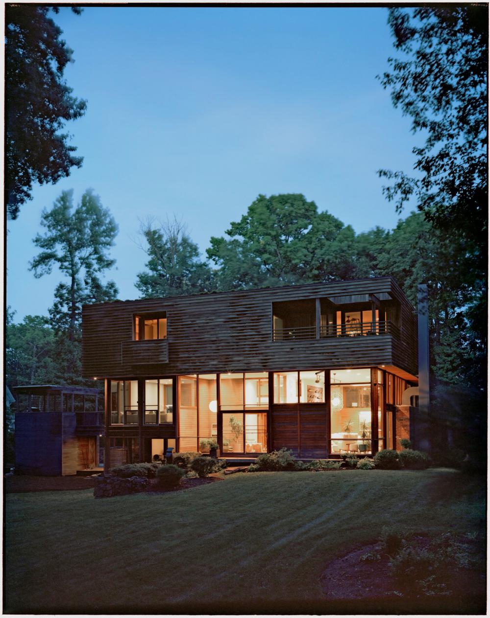 บ้านโมเดิร์นทรงกล่องร่วมสมัย SNEDONS LANDING HOME โดย RICK COOK รูปที่ 9