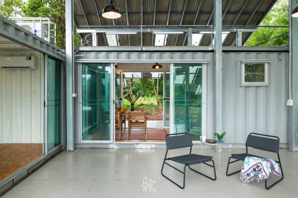 ไอเดียบ้านคอนเทนเนอร์สวยกลางป่า รูปที่ 10