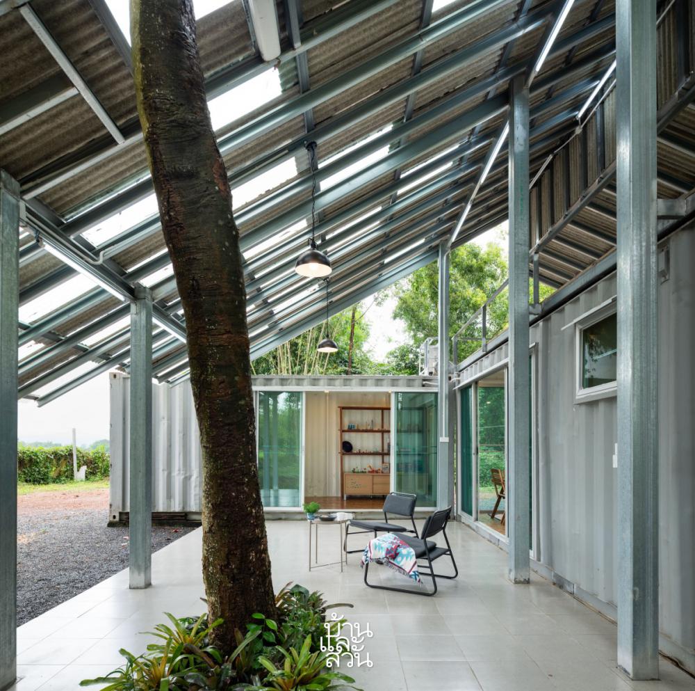 ไอเดียบ้านคอนเทนเนอร์สวยกลางป่า รูปที่ 20