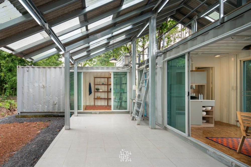 ไอเดียบ้านคอนเทนเนอร์สวยกลางป่า รูปที่ 7
