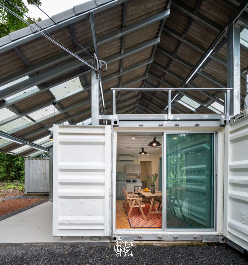 ไอเดียบ้านคอนเทนเนอร์สวยกลางป่า รูปที่ 9