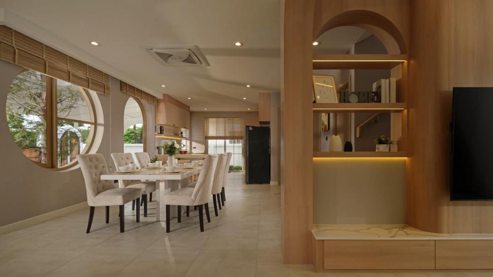 บ้านจัดสรรสองขั้นสไตล์มินิมอล ขนาด 4 ห้องนอน 5 ห้องน้ำ รูปที่ 4