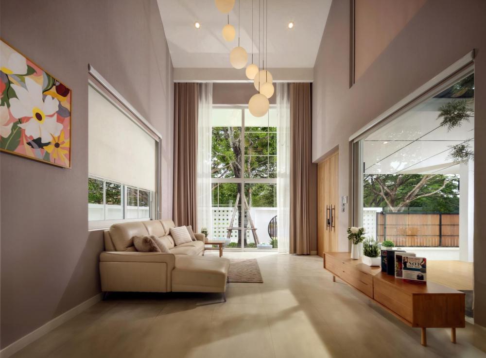 บ้านจัดสรรสองขั้นสไตล์มินิมอล ขนาด 4 ห้องนอน 5 ห้องน้ำ รูปที่ 6