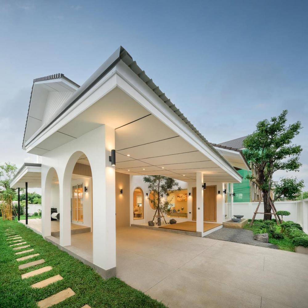 บ้านจัดสรรสองขั้นสไตล์มินิมอล ขนาด 4 ห้องนอน 5 ห้องน้ำ รูปที่ 9