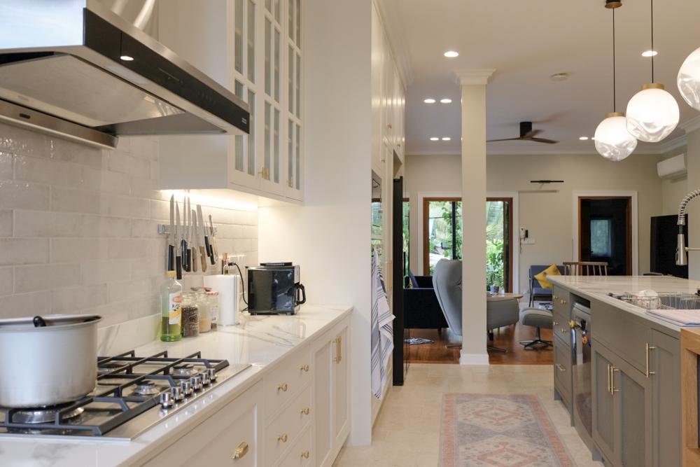 ไอเดียบ้านยกใต้ถุนสูง เพิ่มทางลาดเอียงที่ยาวต่อเนื่องตั้งแต่ที่จอดรถจนถึงด้านในบ้าน รูปที่ 7