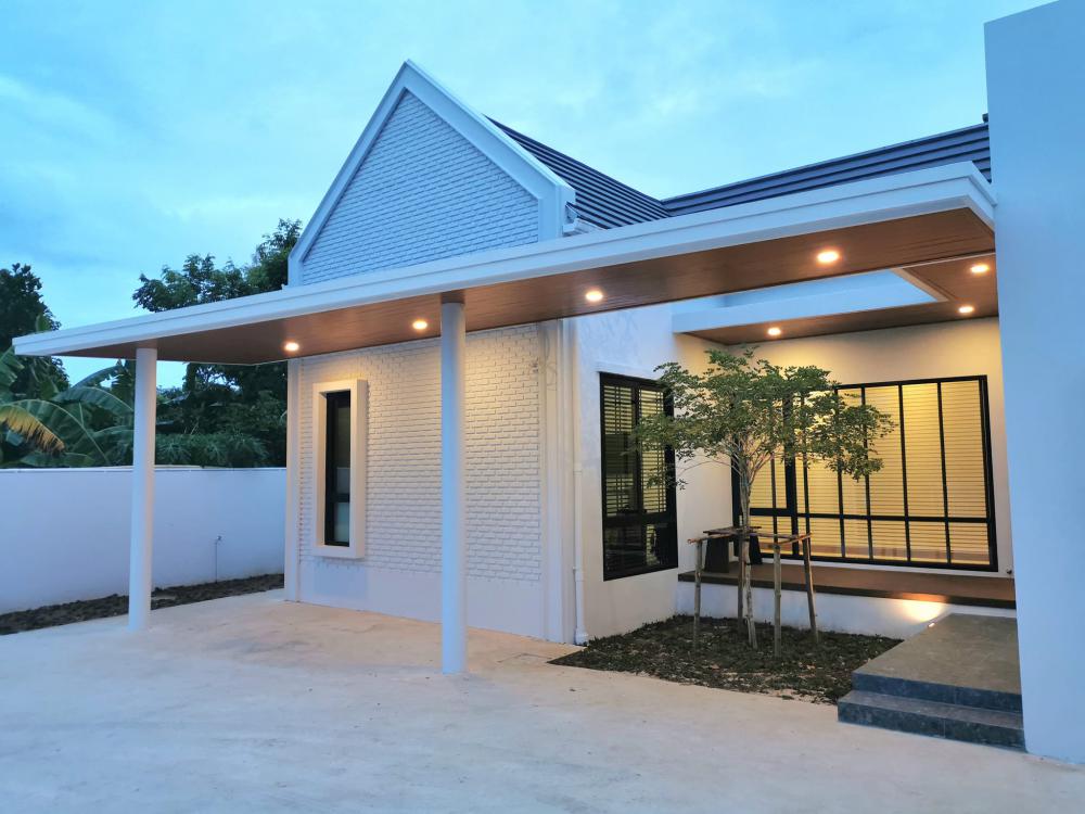 ไอเดียบ้านพักอาศัย​ ชั้นเดียวสไตล์ต่างประเทศ​ 3 ห้องนอน 2 ห้องน้ำ รูปที่ 3