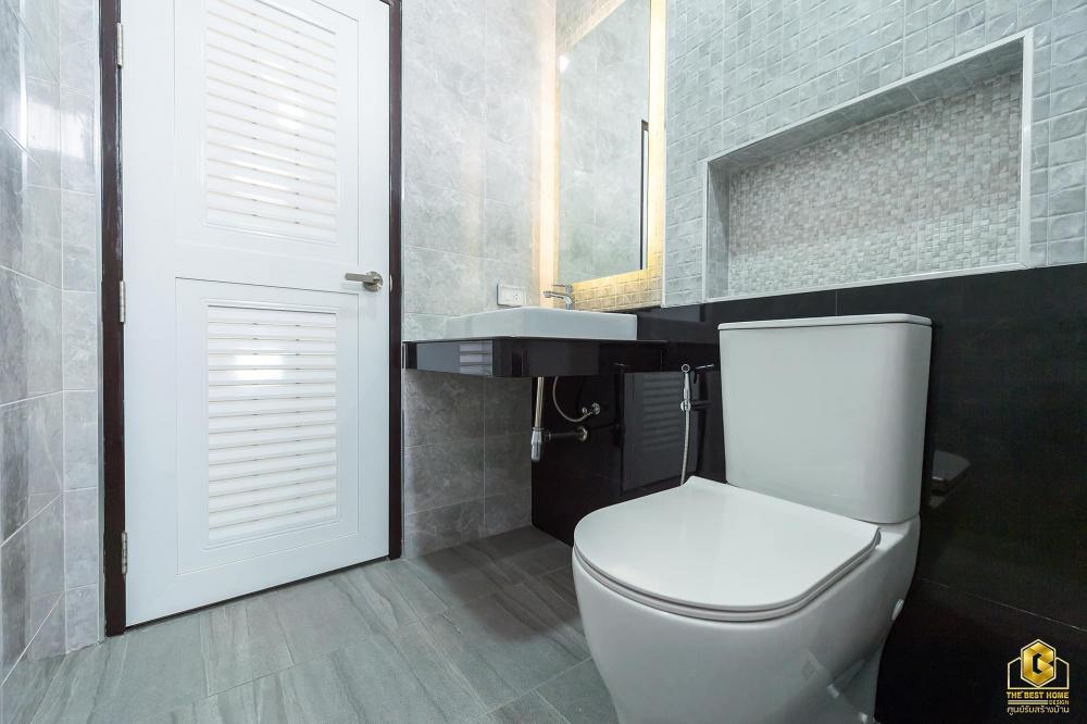 บ้านพักอาศัย ค.ส.ล. ชั้นเดียว สไตล์นอร์ดิกมินิมอล พื้นที่ใช้สอย 138 ตร.ม. - 3 ห้องนอน 2 ห้องน้ำ 1 ห้องรับแขก/ห้องพัก 1 ห้องรับประทานอาหาร 1 ห้องครัว รูปที่ 17