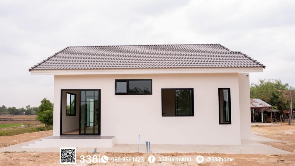 แบบบ้านสไตล์คอนเทมโพรารี่  ฟังก์ชัน 2 ห้องนอน 2 ห้องน้ำ  รูปที่ 12