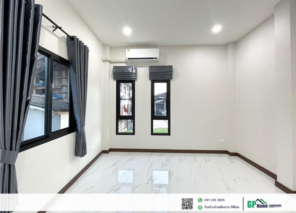 บ้านพักอาศัยชั้นเดียว สไตล์คอนเทมโพรารี 3 ห้องนอน 2 ห้องน้ำ ขนาด 125 ตร.ม. รูปที่ 10