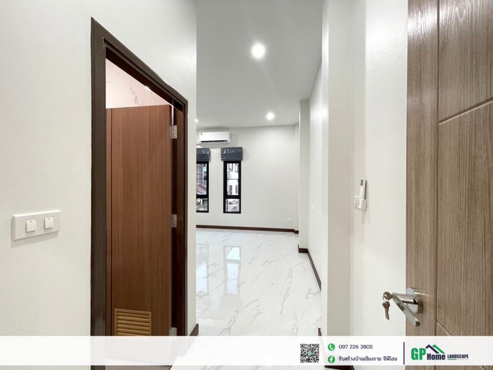 บ้านพักอาศัยชั้นเดียว สไตล์คอนเทมโพรารี 3 ห้องนอน 2 ห้องน้ำ ขนาด 125 ตร.ม. รูปที่ 11