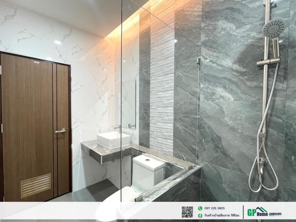 บ้านพักอาศัยชั้นเดียว สไตล์คอนเทมโพรารี 3 ห้องนอน 2 ห้องน้ำ ขนาด 125 ตร.ม. รูปที่ 15