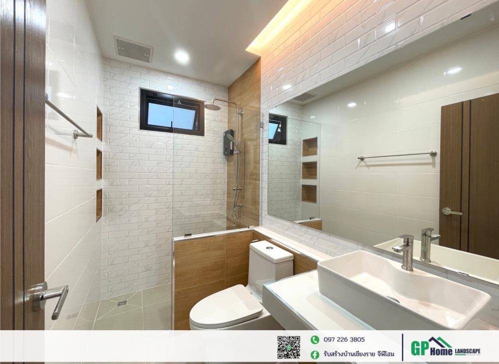 บ้านพักอาศัยชั้นเดียว สไตล์คอนเทมโพรารี 3 ห้องนอน 2 ห้องน้ำ ขนาด 125 ตร.ม. รูปที่ 16