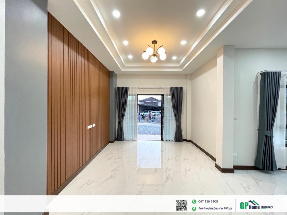 บ้านพักอาศัยชั้นเดียว สไตล์คอนเทมโพรารี 3 ห้องนอน 2 ห้องน้ำ ขนาด 125 ตร.ม. รูปที่ 5