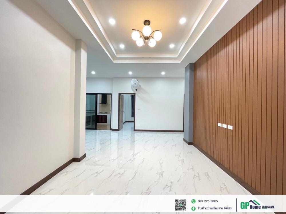 บ้านพักอาศัยชั้นเดียว สไตล์คอนเทมโพรารี 3 ห้องนอน 2 ห้องน้ำ ขนาด 125 ตร.ม. รูปที่ 7