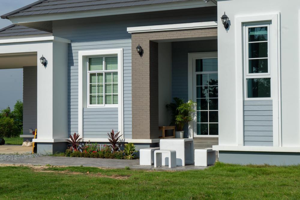 แบบบ้าน Modern Tropical สีละมุนมาก สวยแบบวินเทจ ขนาด 3 ห้องนอน 2 ห้องน้ำ รูปที่ 6