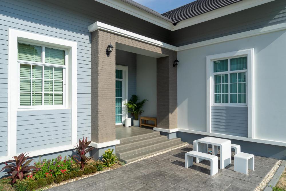 แบบบ้าน Modern Tropical สีละมุนมาก สวยแบบวินเทจ ขนาด 3 ห้องนอน 2 ห้องน้ำ รูปที่ 7