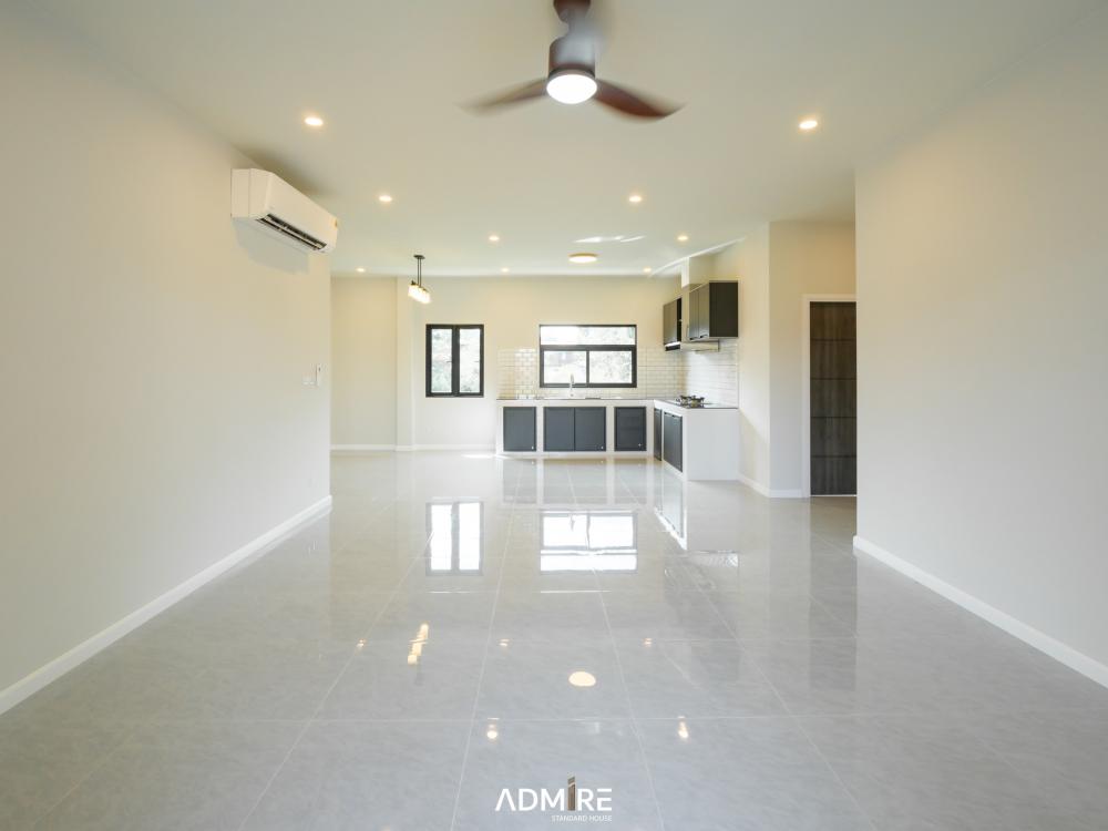 บ้านพักอาศัย ชั้นเดียว สไตล์คอนเทมโพรารี่ ตกแต่งมินิมอล ขนาด 3 ห้องนอน 2 ห้องน้ำ รูปที่ 10