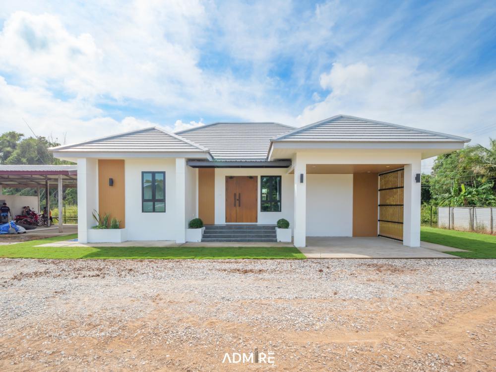 บ้านพักอาศัย ชั้นเดียว สไตล์คอนเทมโพรารี่ ตกแต่งมินิมอล ขนาด 3 ห้องนอน 2 ห้องน้ำ รูปที่ 7