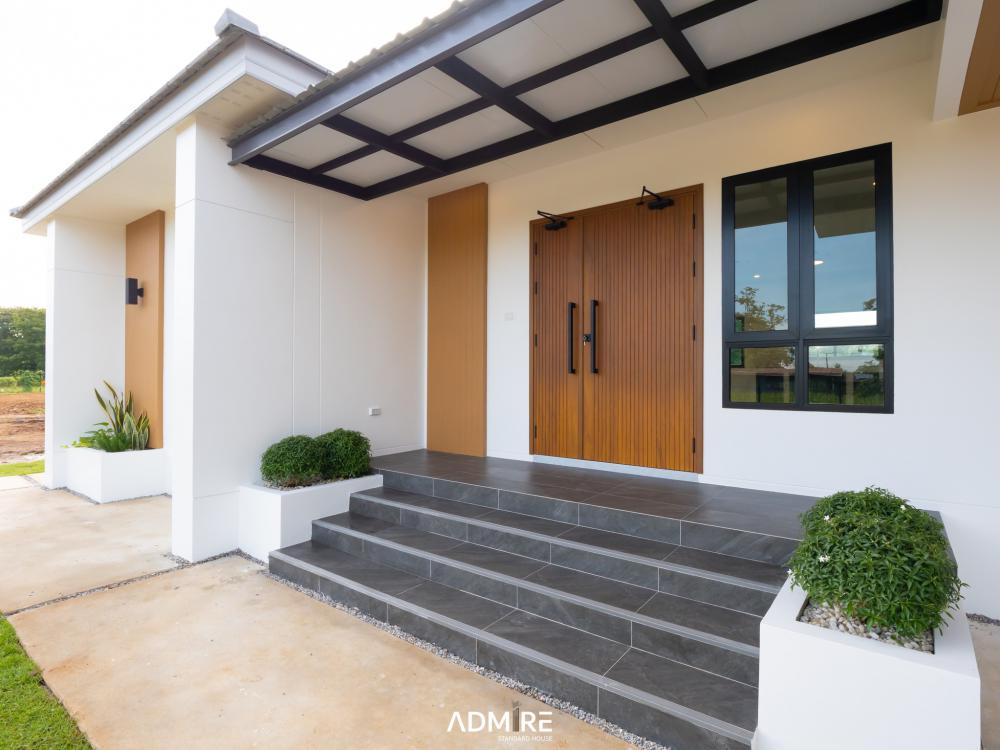 บ้านพักอาศัย ชั้นเดียว สไตล์คอนเทมโพรารี่ ตกแต่งมินิมอล ขนาด 3 ห้องนอน 2 ห้องน้ำ รูปที่ 9