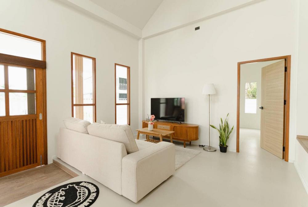 ไอเดียบ้านมินิมอลขนาด 3 ห้องนอน 2 ห้องน้ำ ที่จอดรถ 2 คัน รูปที่ 16