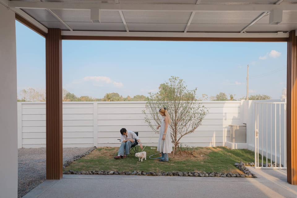 ไอเดียบ้านมินิมอลขนาด 3 ห้องนอน 2 ห้องน้ำ ที่จอดรถ 2 คัน รูปที่ 4