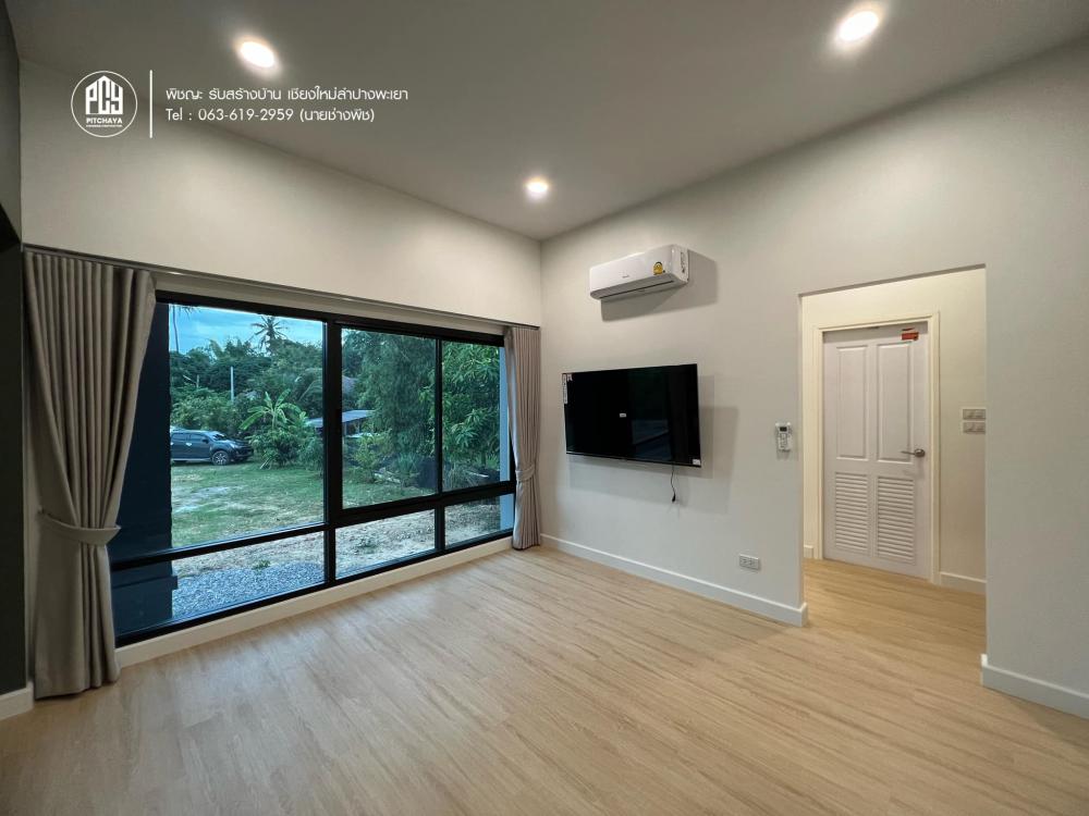 บ้านสไตล์คอนเทมโพรารี่ ขนาดห้องนอน 3 ห้องนอน 2 ห้องน้ำ พื้นที่ 195 ตร.ม. รูปที่ 23