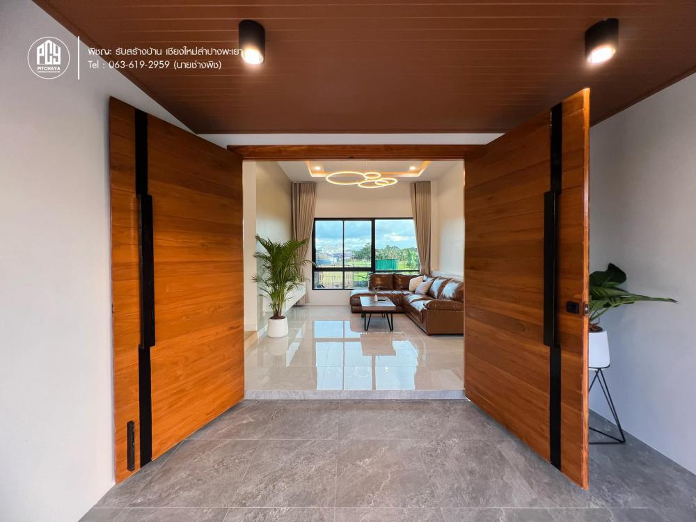 บ้านสไตล์คอนเทมโพรารี่ ขนาดห้องนอน 3 ห้องนอน 2 ห้องน้ำ พื้นที่ 195 ตร.ม. รูปที่ 10