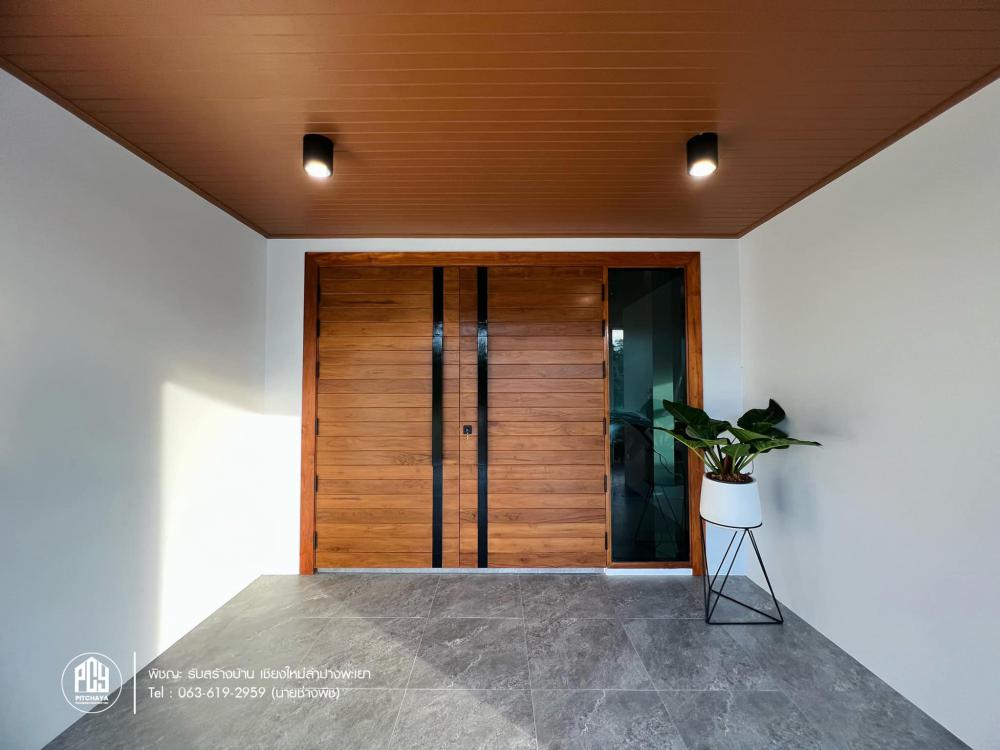 บ้านสไตล์คอนเทมโพรารี่ ขนาดห้องนอน 3 ห้องนอน 2 ห้องน้ำ พื้นที่ 195 ตร.ม. รูปที่ 9