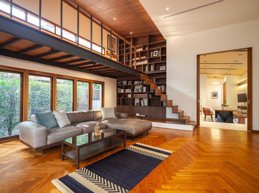 ไอเดียบ้านยกพื้นสูงห้อยขาพร้อมแต่งบ้านแต่งสวนได้อย่างลงตัว รูปที่ 10