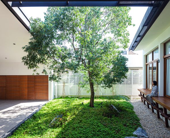 ไอเดียบ้านยกพื้นสูงห้อยขาพร้อมแต่งบ้านแต่งสวนได้อย่างลงตัว รูปที่ 18