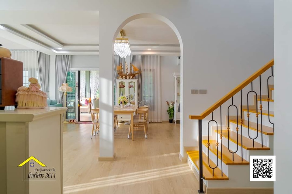 บ้านสไตล์นอดิกมินิมอลสองชั้น ขนาด 4 ห้องนอน 3 ห้องน้ำ รูปที่ 12