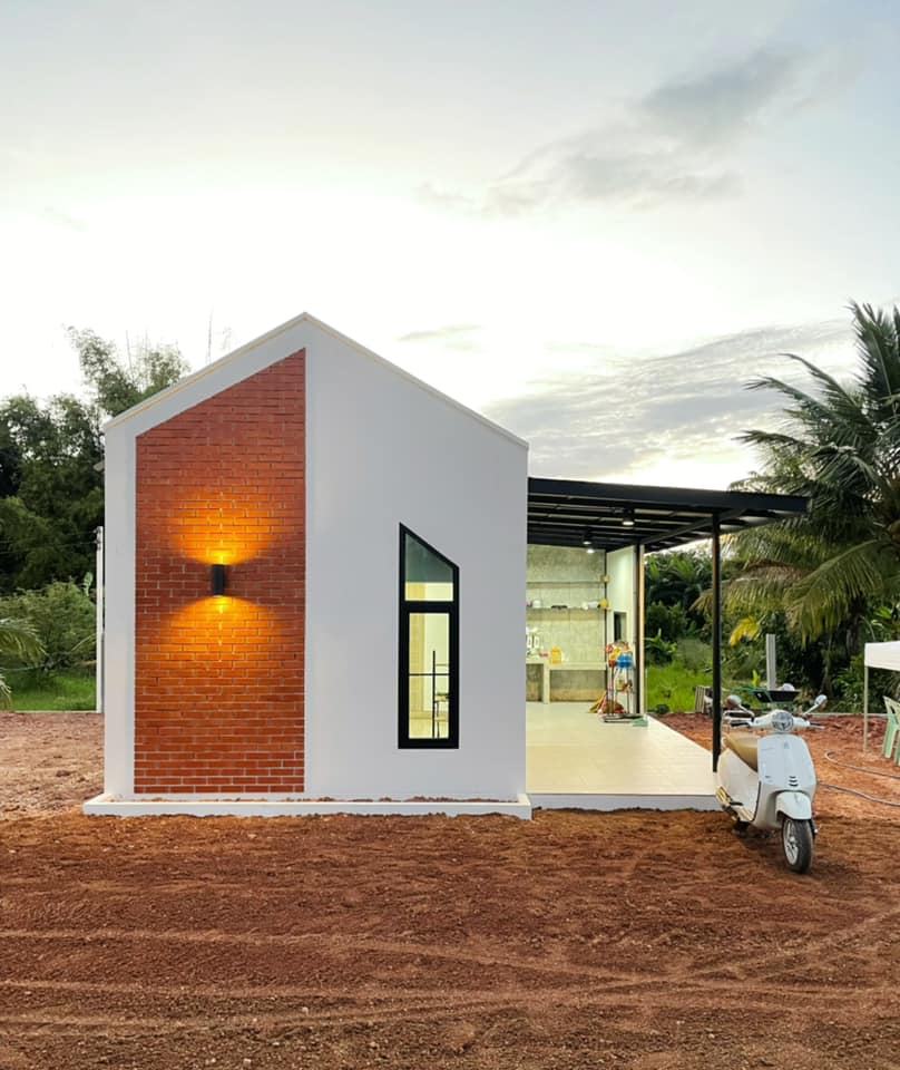 บ้านสวนสไตล์นอร์ดิกมินิมอล ขนาด 1 ห้องนอน 1 ห้องน้ำ พื้นที่ใช้สอย 46 ตร.ม. รูปที่ 27