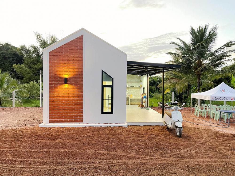 บ้านสวนสไตล์นอร์ดิกมินิมอล ขนาด 1 ห้องนอน 1 ห้องน้ำ พื้นที่ใช้สอย 46 ตร.ม. รูปที่ 28